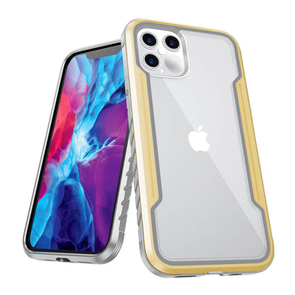iPhone 12 / iPhone 12 Pro Case Tough On Iron Shield Gold