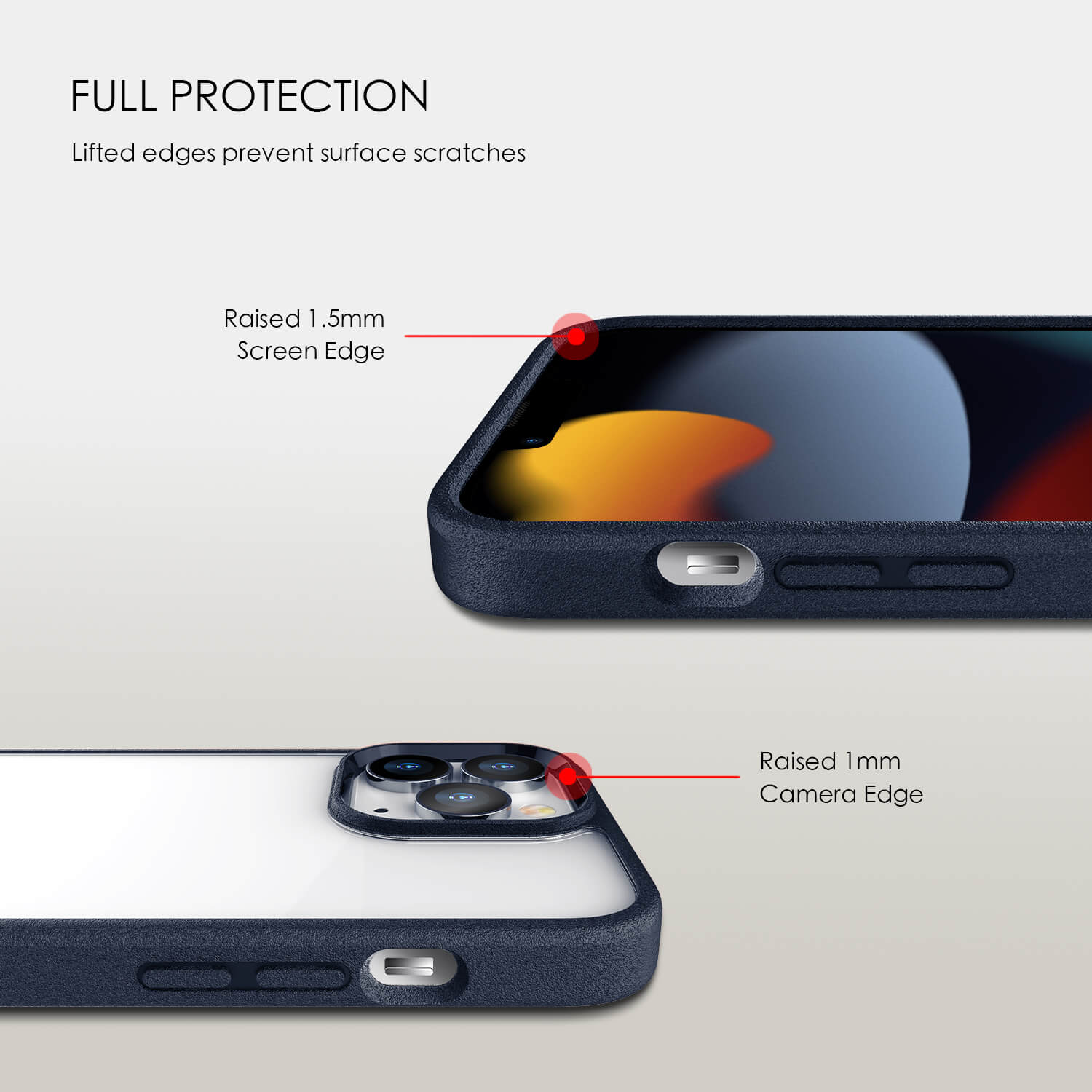 Tough On iPhone 13 Pro Max Case Tough Fusion Blue - Toughonstore