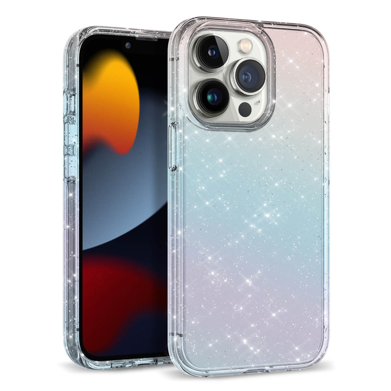 Tough On iPhone 13 Pro Case Glitter Iridescent