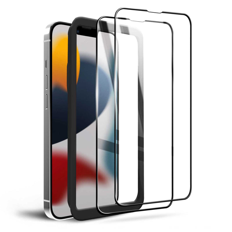 Tough On iPhone 13 Mini Full Tempered Glass Screen Protector 2 Pack - Toughonstore