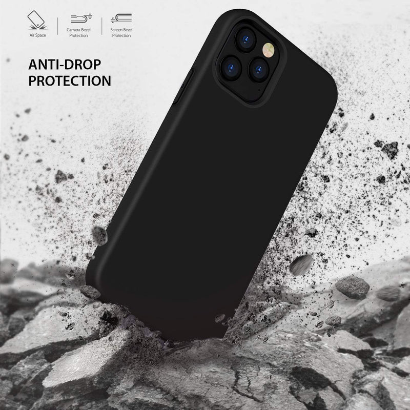 iPhone 12 / iPhone 12 Pro Case Tough On Strong Liquid Silicone Black