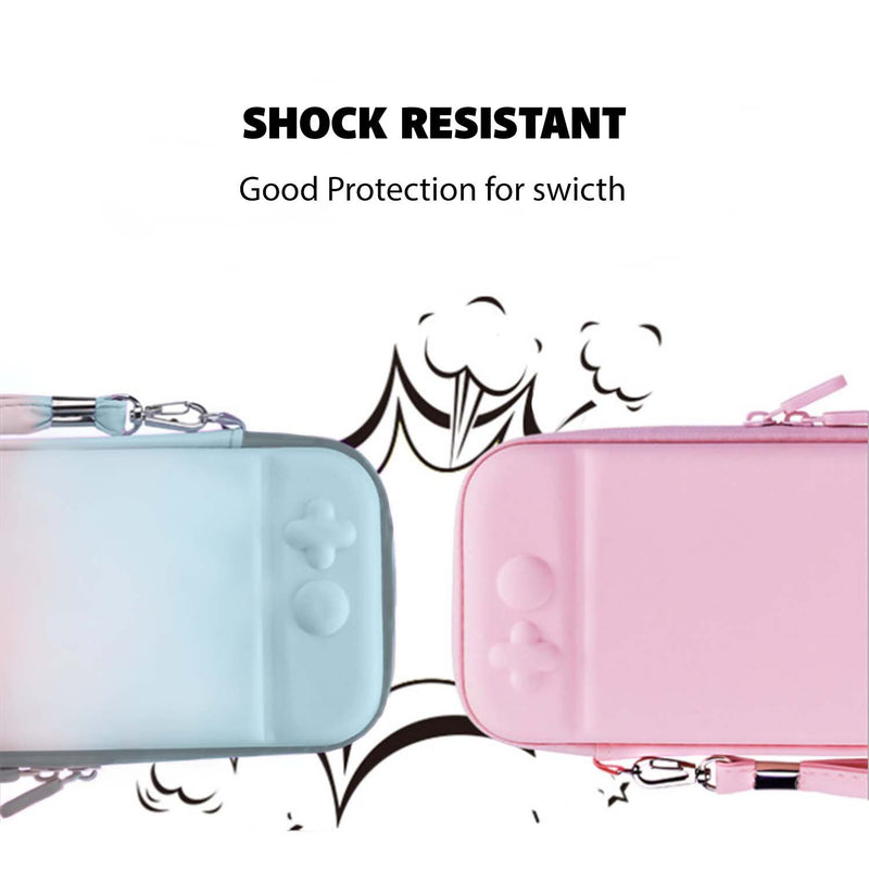 Nintendo Switch / Switch OLED Carry Bag Stand Blue-Pink