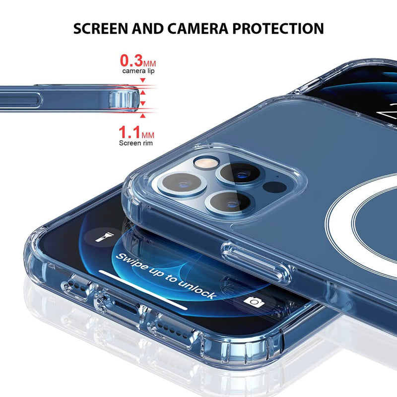 Tough On iPhone 13 Pro Case Clear with Magsafe